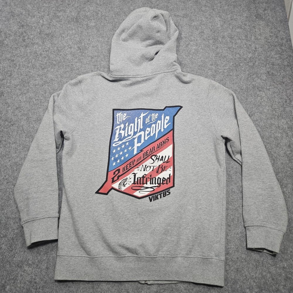 VIKTOS Men's Lightweight Fleece Chassis 2A Athletic‎ Heather Hoodie - Large